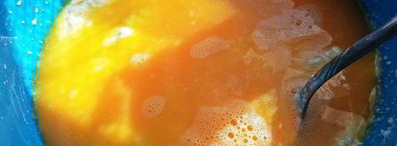 творожный манник со сгущенкой. Шаг 5