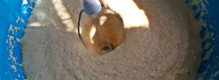 творожный манник со сгущенкой. Шаг 6