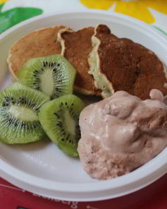 Банановые оладушки на молоке