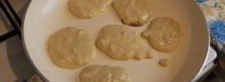 банановые оладушки на молоке. Шаг 5