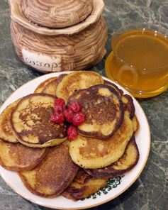 Банановые оладьи с овсяной мукой