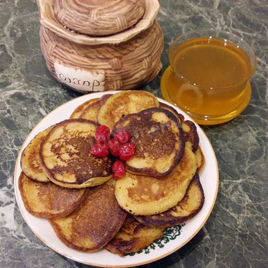 Рецепт банановых оладий с овсяной мукой