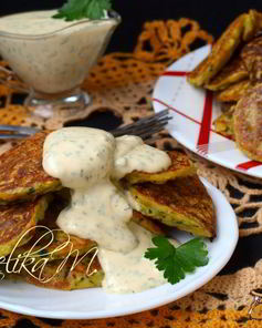 Кабачковые оладьи с морковью