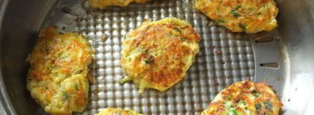 кабачковые оладьи с морковью. Шаг 3