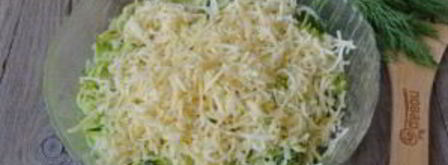 кабачковые оладьи с сыром и зеленью. Шаг 4