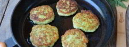 кабачковые оладьи с сыром и зеленью. Шаг 8