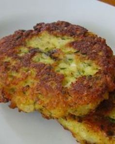 Кабачковые оладьи с сыром