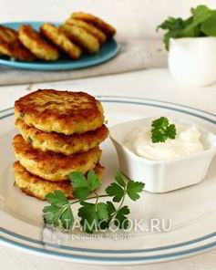 Капустные оладьи с манкой