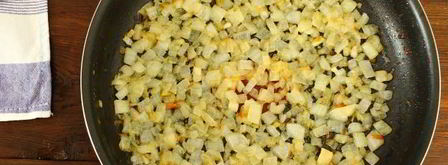 капустные оладьи с манкой. Шаг 6