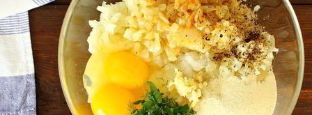 капустные оладьи с манкой. Шаг 7