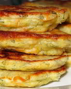 Капустные оладьи