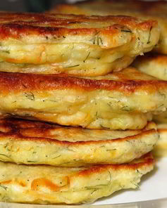 Капустные оладьи