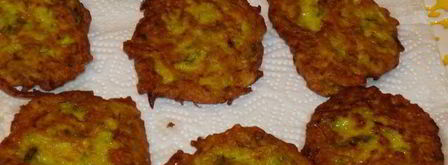 хрустящие кабачковые оладьи. Шаг 11