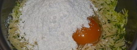 хрустящие кабачковые оладьи. Шаг 6