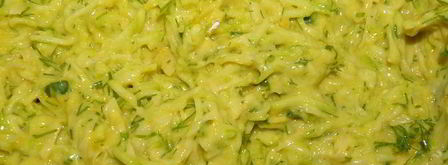 хрустящие кабачковые оладьи. Шаг 7