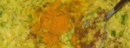 хрустящие кабачковые оладьи. Шаг 8