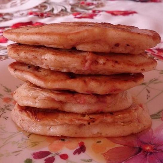 Рецепт клубничных оладий