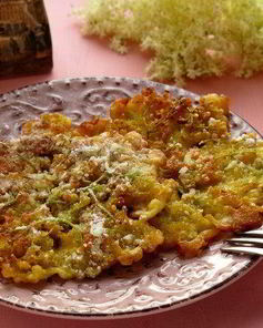 Косматице оладьи из цветов черной бузины