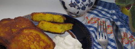 кукурузные оладушки с тыквой. Шаг 6