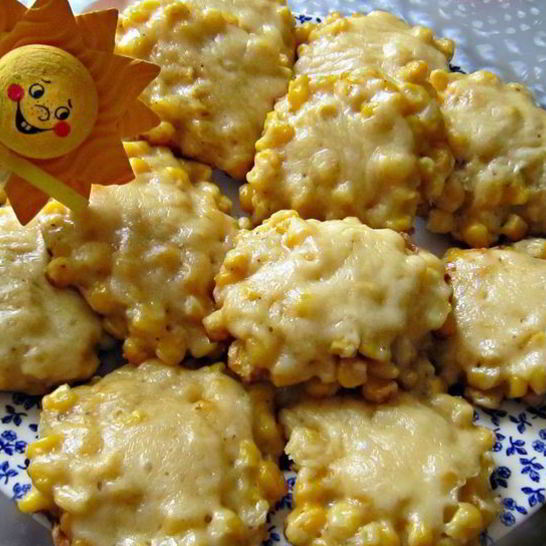 Рецепт кукурузных оладушек солнечных