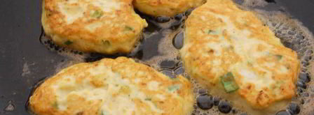 куриные оладьи с кабачком. Шаг 4