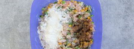 куриные оладьи с кукурузой. Шаг 5