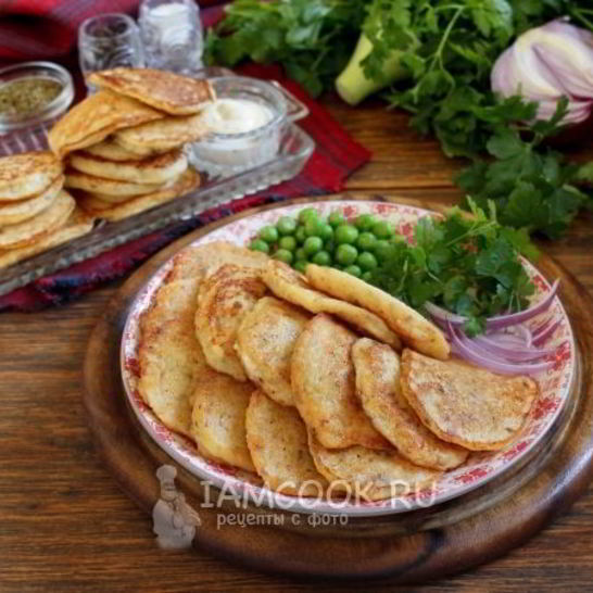 Рецепт луковых оладий с паприкой и зирой