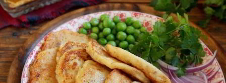 луковые оладьи с паприкой и зирой. Шаг 12