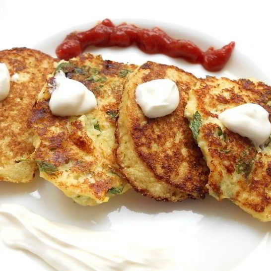 Рецепт луковых оладий