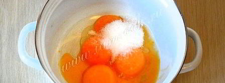 молочные оладьи на желтках. Шаг 3