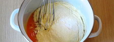 молочные оладьи на желтках. Шаг 4