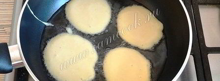 молочные оладьи на желтках. Шаг 8