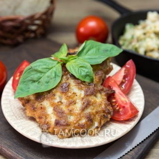 Рецепт мясных оладий из свиного фарша