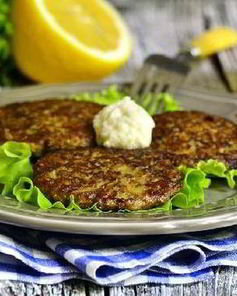 Мясные оладьи