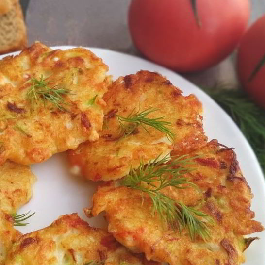 Рецепт нежнейших крабовых оладушек