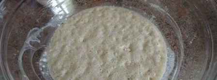 оладушки на дрожжах. Шаг 3