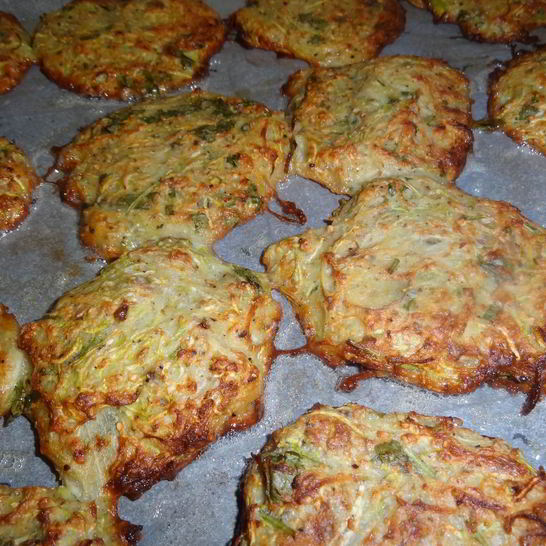 Рецепт оладушек овощных в духовке