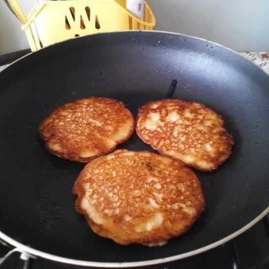 Рецепт оладушек с яблоками