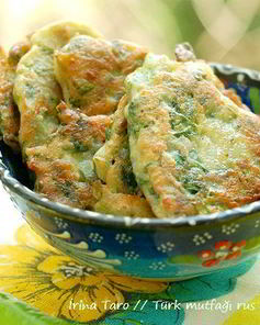 Оладушки со шпинатом