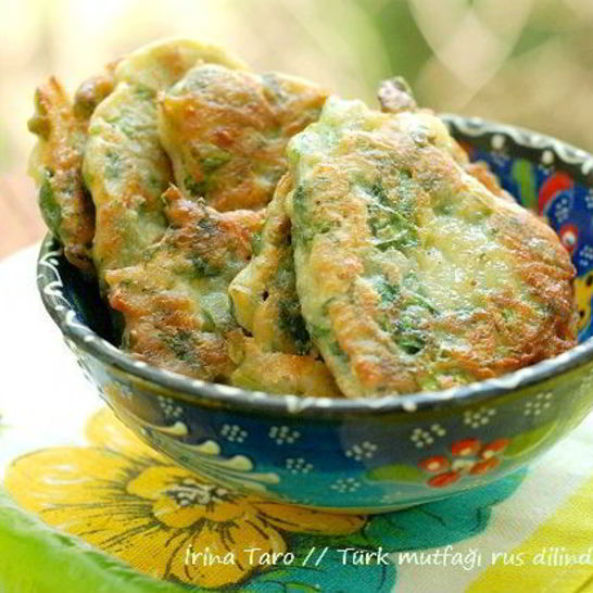 Рецепт оладушек со шпинатом