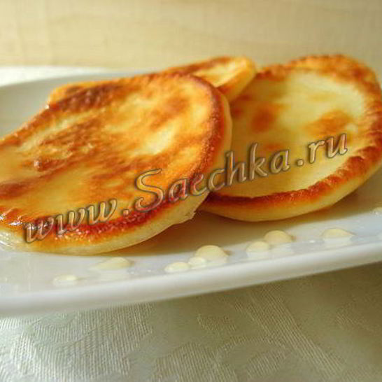 Рецепт оладий без яиц