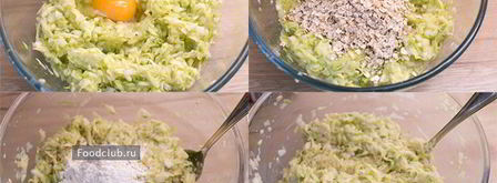 оладьи из кабачков с луком. Шаг 4