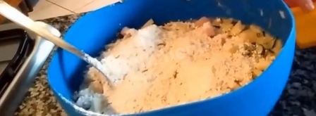 оладьи из кабачков с сыром и ветчиной. Шаг 7