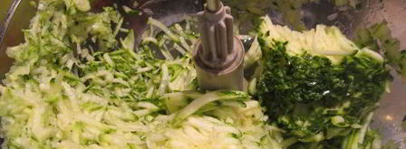 оладьи из кабачков в духовке. Шаг 2