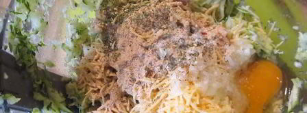 оладьи из кабачков в духовке. Шаг 6