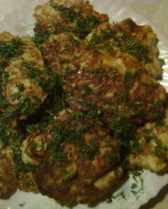 Оладьи из куриной грудки