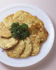 Оладьи из сладкой кукурузы к мясу на гриле