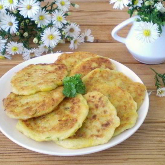 Рецепт оладий из тыквы и кабачков