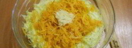 оладьи из тыквы и кабачков. Шаг 2