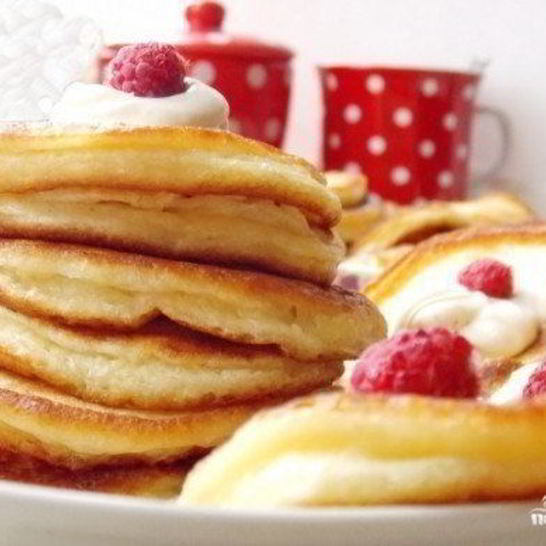 Рецепт оладий на кефире с содой